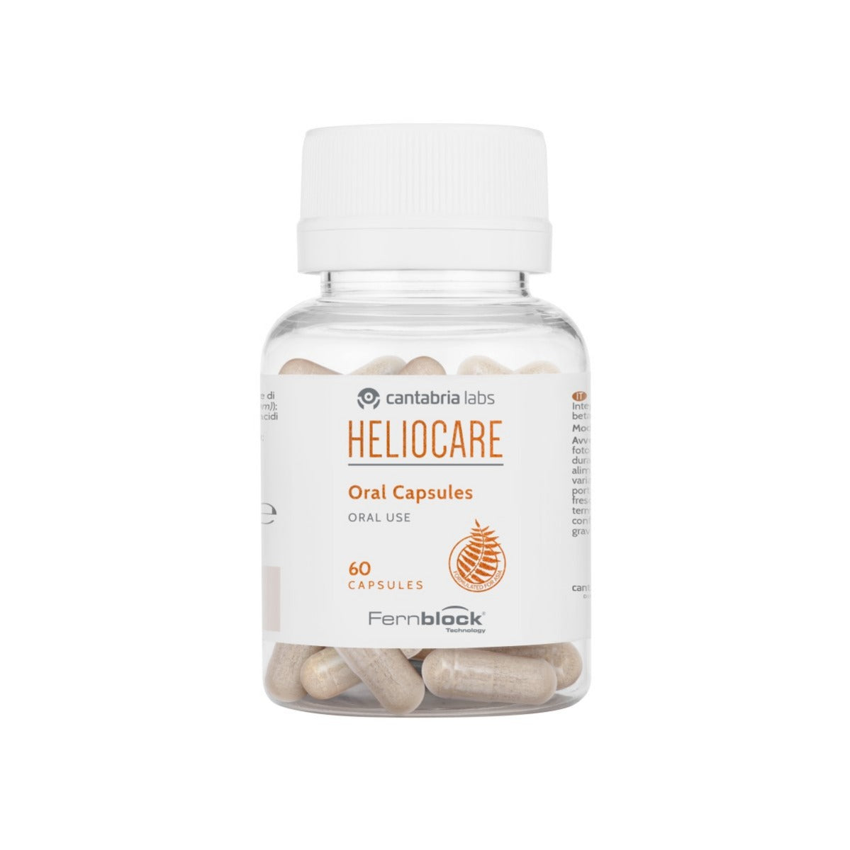 Heliocare Oral Capsules Sunscreen, EU (60 caps) - exp 05/27