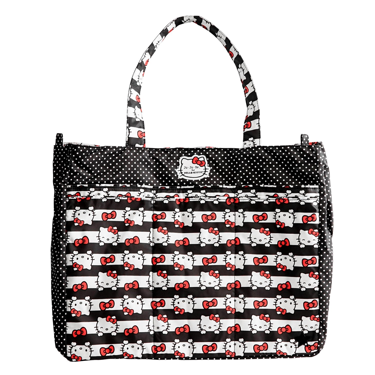 Jujube Super Be Hello Kitty Diaper Bag - Dots & Stripes