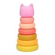 Biomom Silicone Animal Stacking Toy - Cat