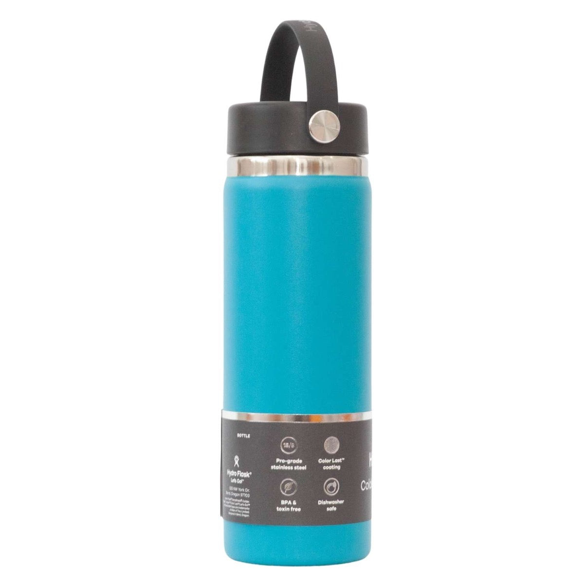 Hydro Flask Wide Mouth Insulated Water Bottle (20oz) (5 Colours) - Pupsik Singapore