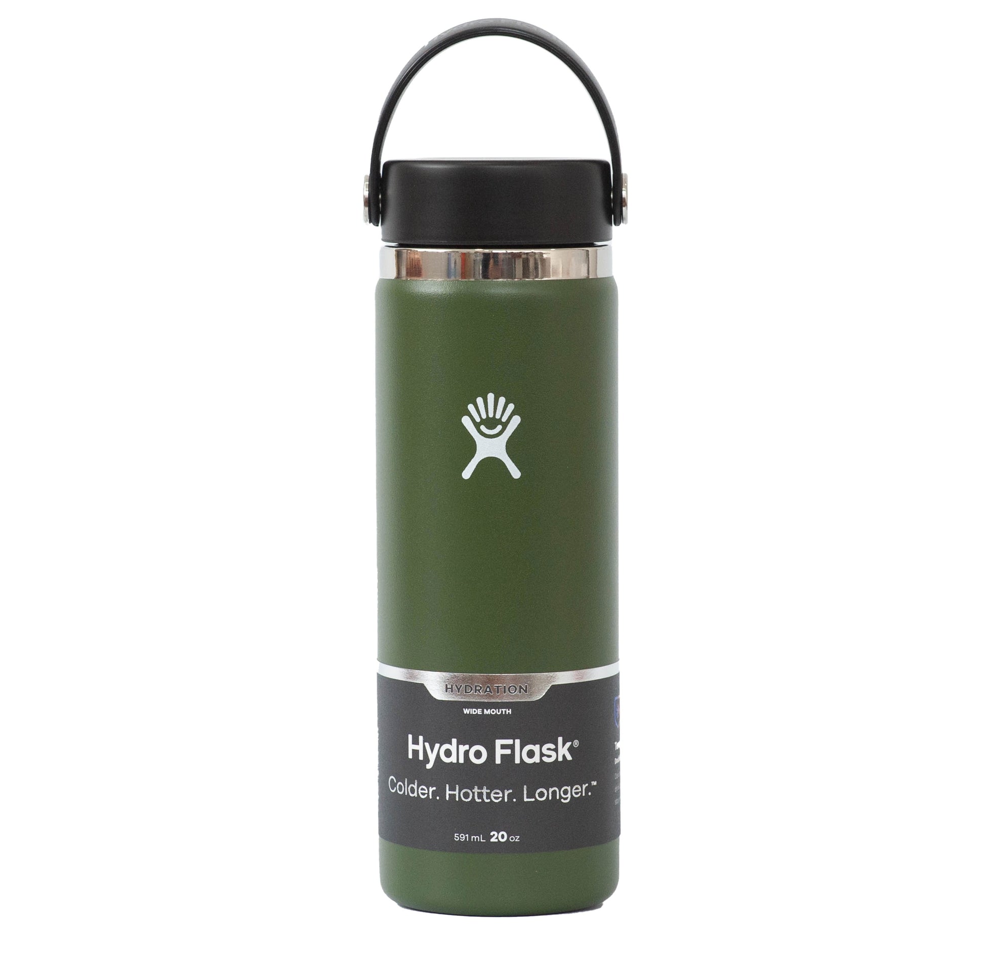 Hydro Flask Wide Mouth Insulated Water Bottle (20oz) (5 Colours) - Pupsik Singapore