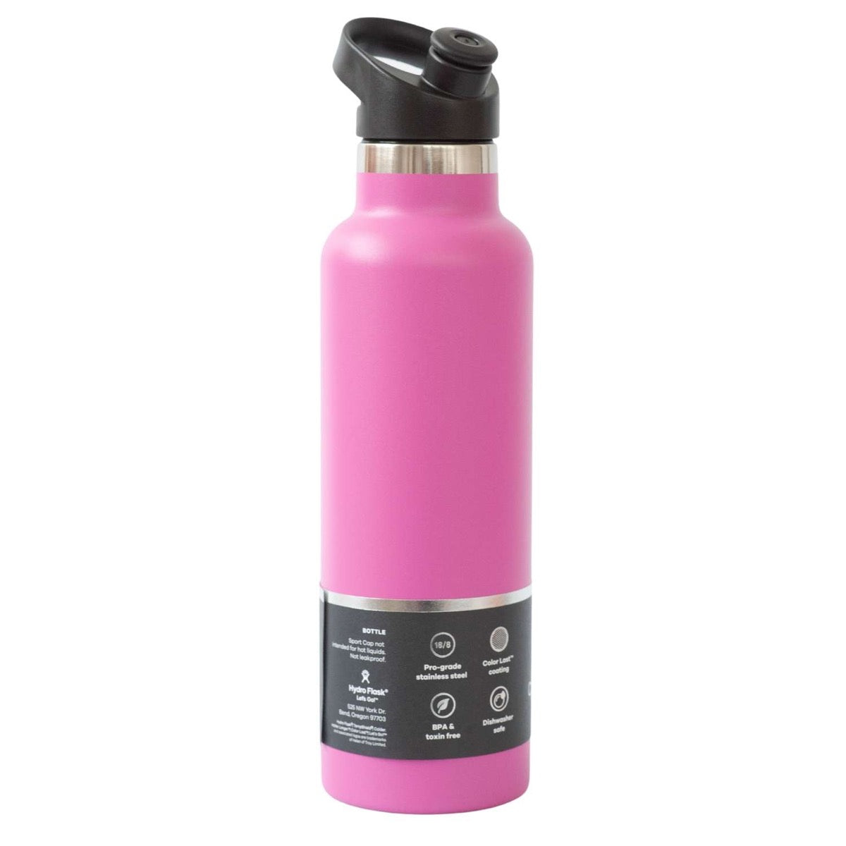 Hydro Flask Standard Mouth Insulated Water Bottle w Sport Cap (21oz) (6 Colors) - Pupsik Singapore