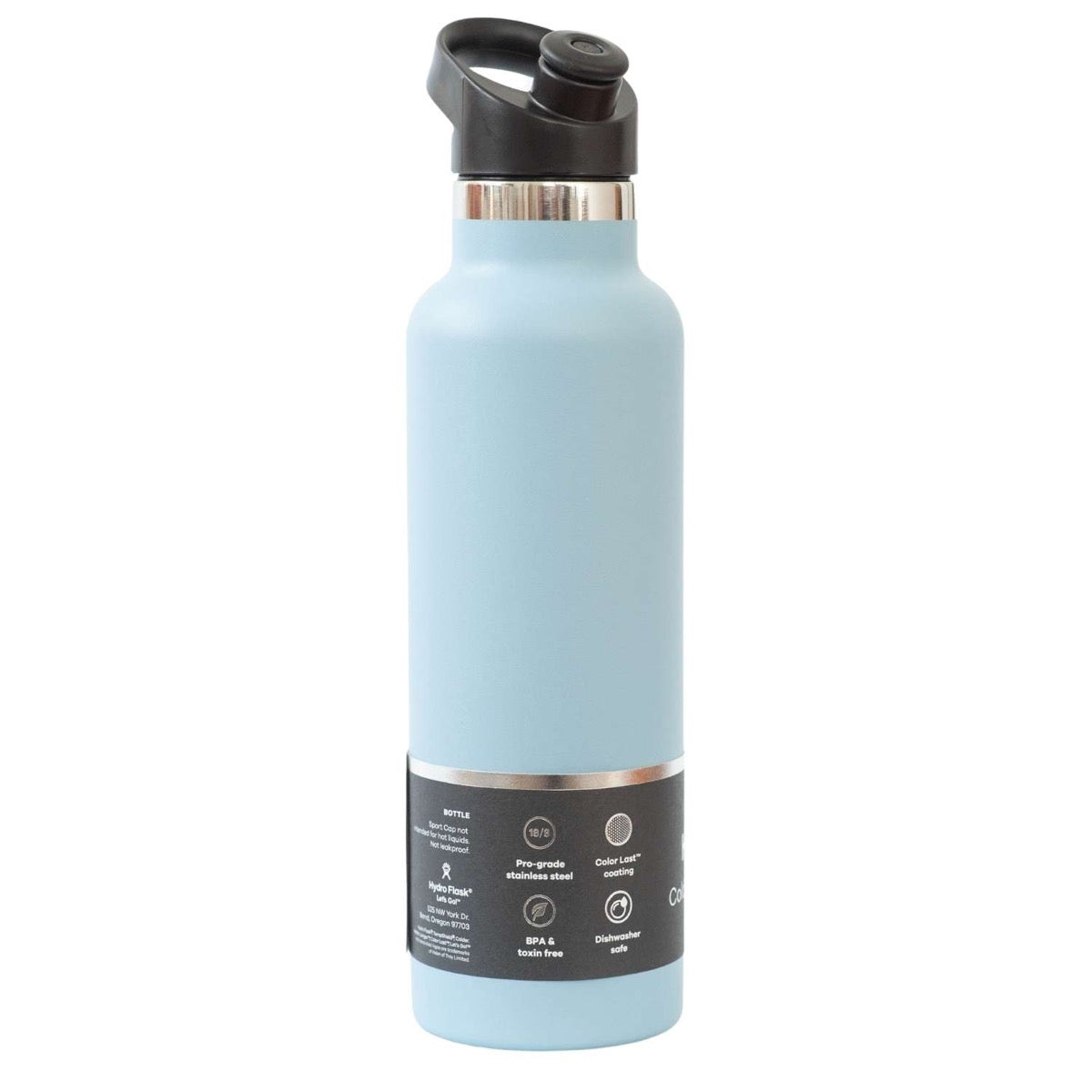 Hydro Flask Standard Mouth Insulated Water Bottle w Sport Cap (21oz) (6 Colors) - Pupsik Singapore