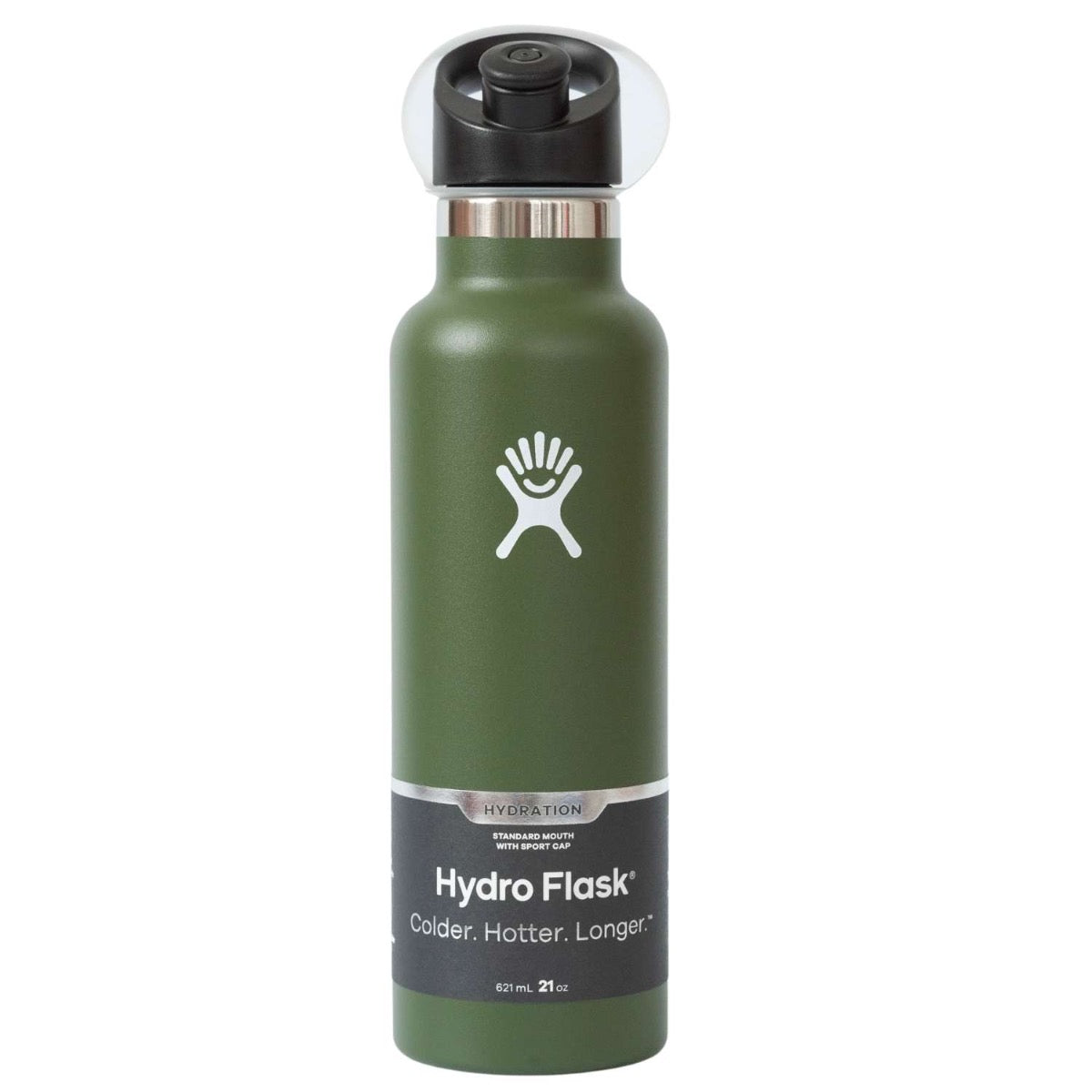 Hydro Flask Standard Mouth Insulated Water Bottle w Sport Cap (21oz) (6 Colors) - Pupsik Singapore