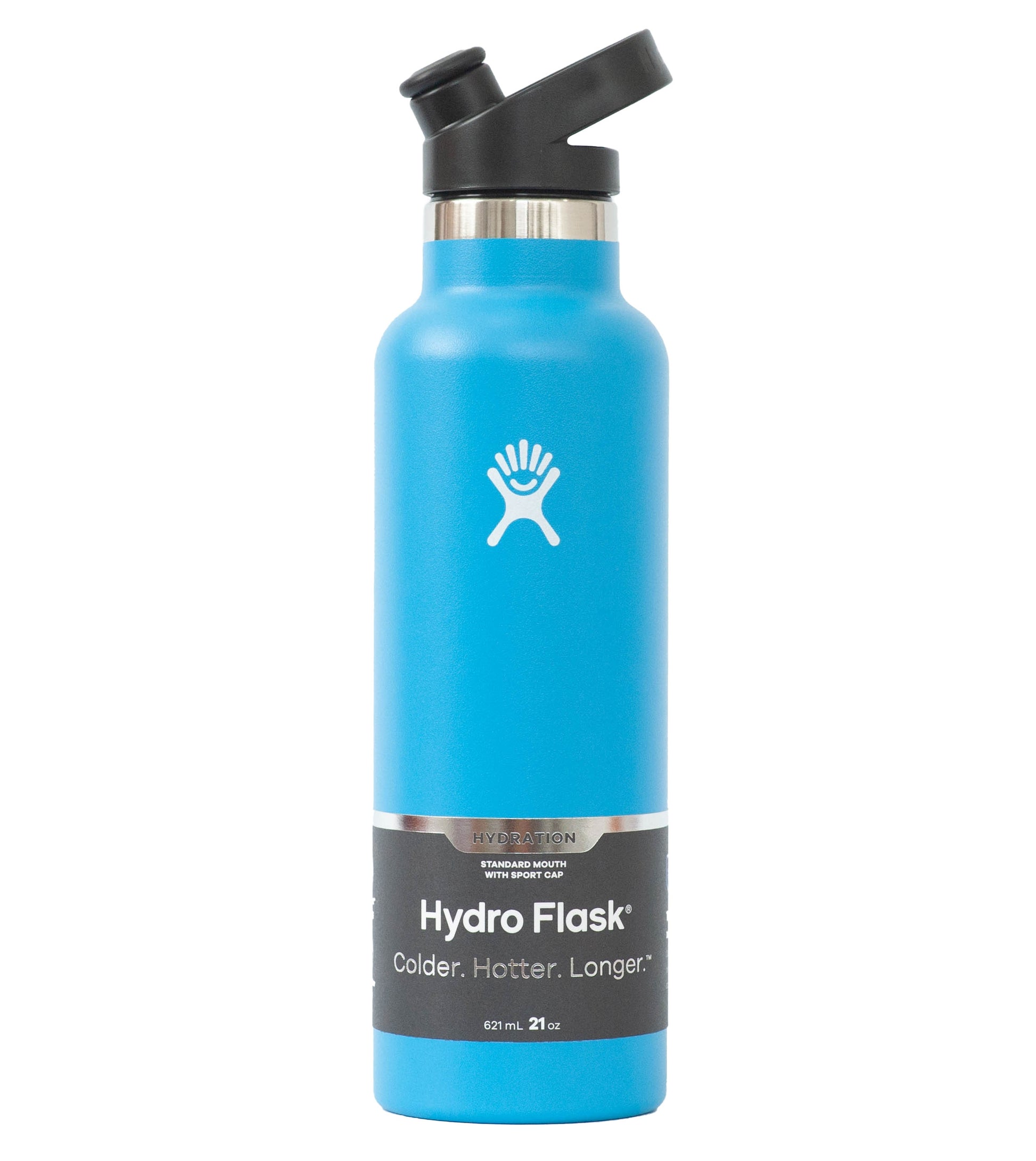 Hydro Flask Standard Mouth Insulated Water Bottle w Sport Cap (21oz) (6 Colors) - Pupsik Singapore