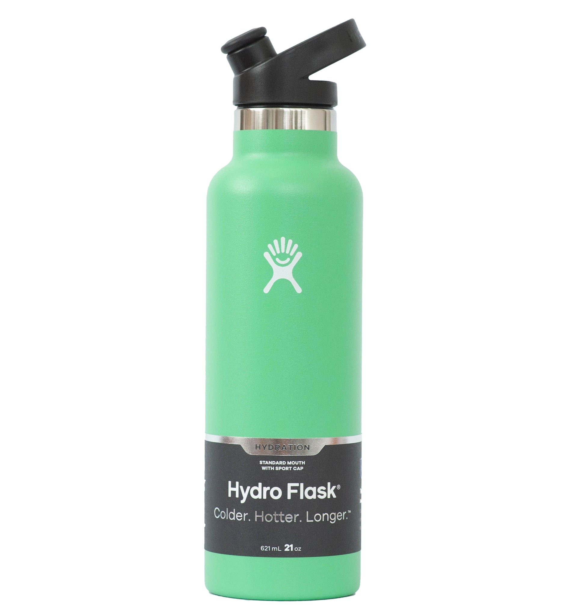 Hydro Flask Standard Mouth Insulated Water Bottle w Sport Cap (21oz) (6 Colors) - Pupsik Singapore