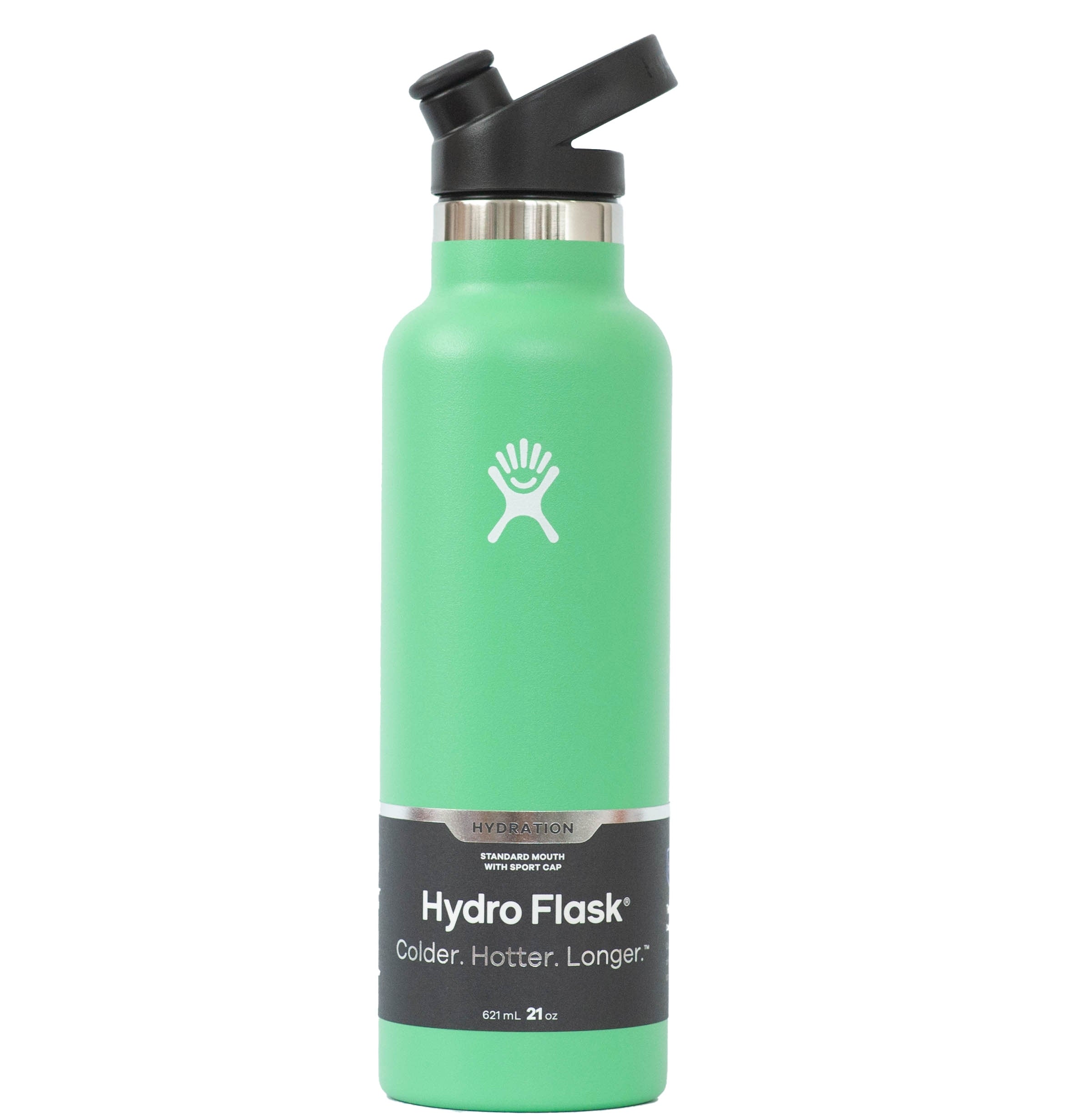 Hydro Flask Standard Mouth Insulated Water Bottle w Sport Cap (21oz) (6 Colors) - Pupsik Singapore