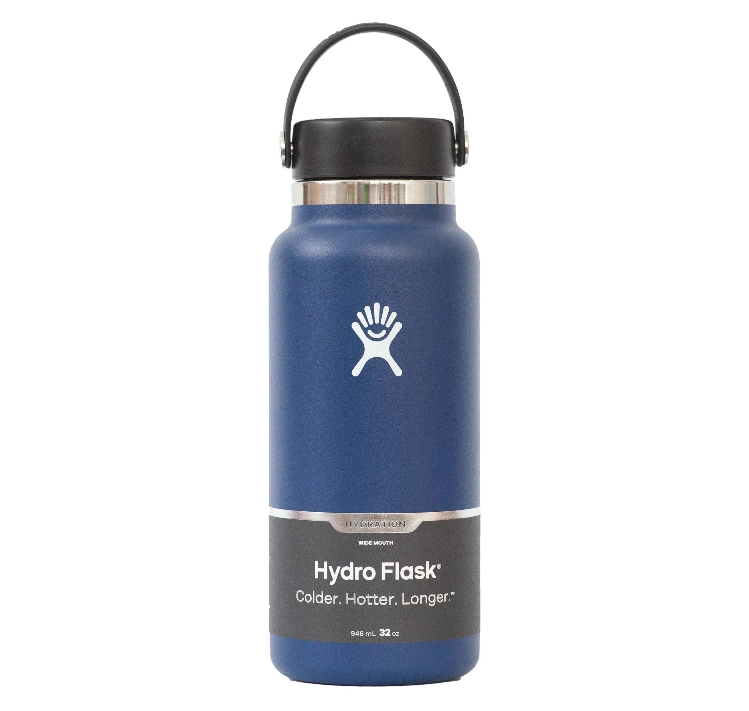 Hydro Flask Wide Mouth Insulated Water Bottle (32oz) (10 Colours