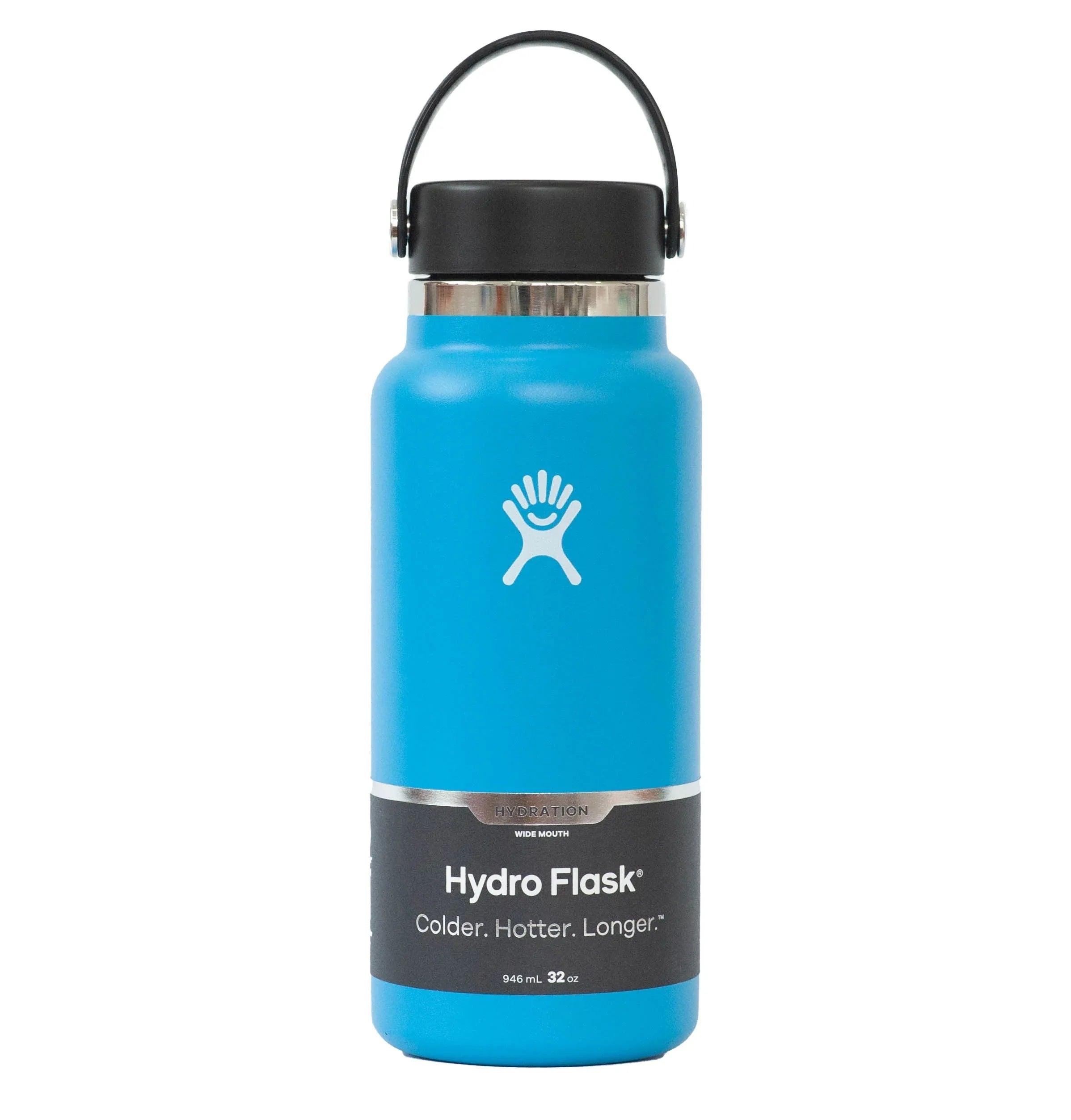 Hydro Flask Wide Mouth Insulated Water Bottle (32oz) (10 Colours