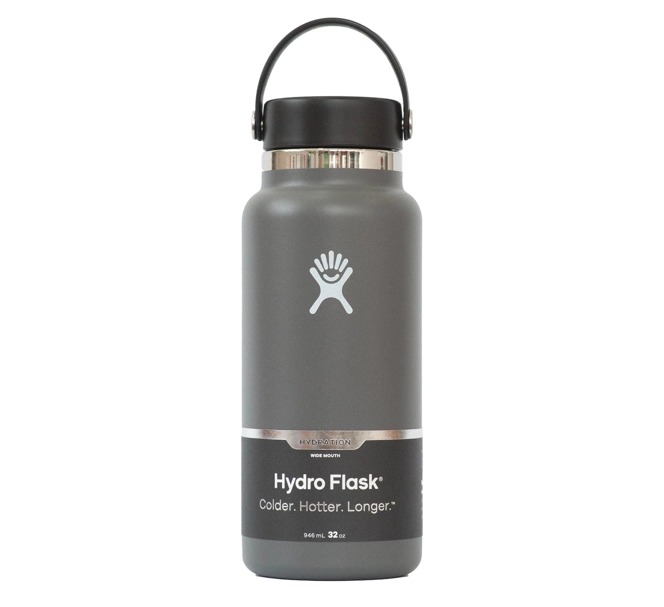 Hydro Flask Wide Mouth Insulated Water Bottle (32oz) (10 Colours