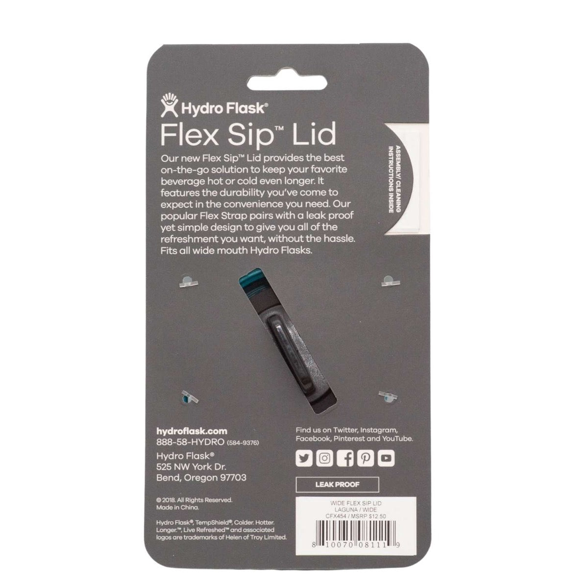 Hydro Flask Wide Mouth Flex Sip Lid (2 Colours) - Pupsik Singapore
