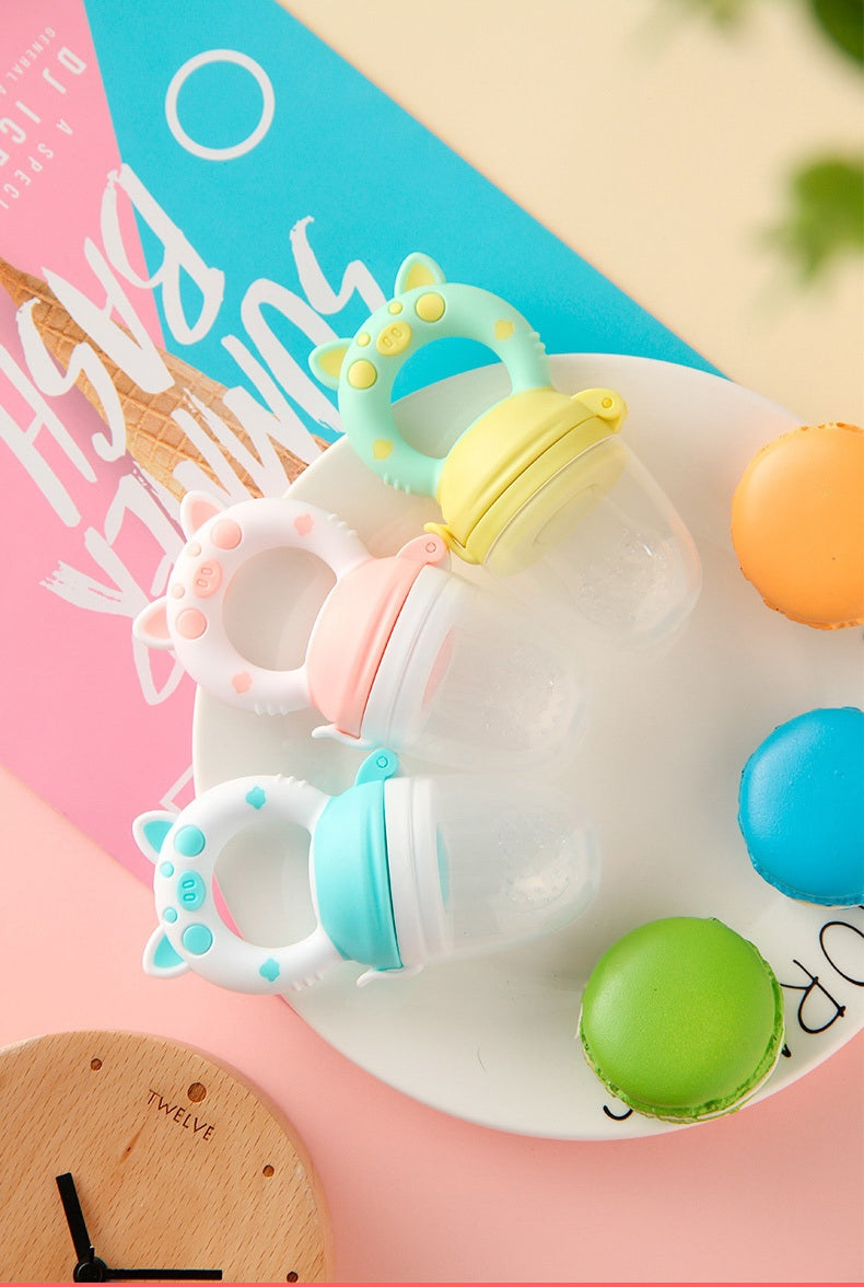 Biomom Food Feeder & Teether (8 Colours) - Pupsik Singapore