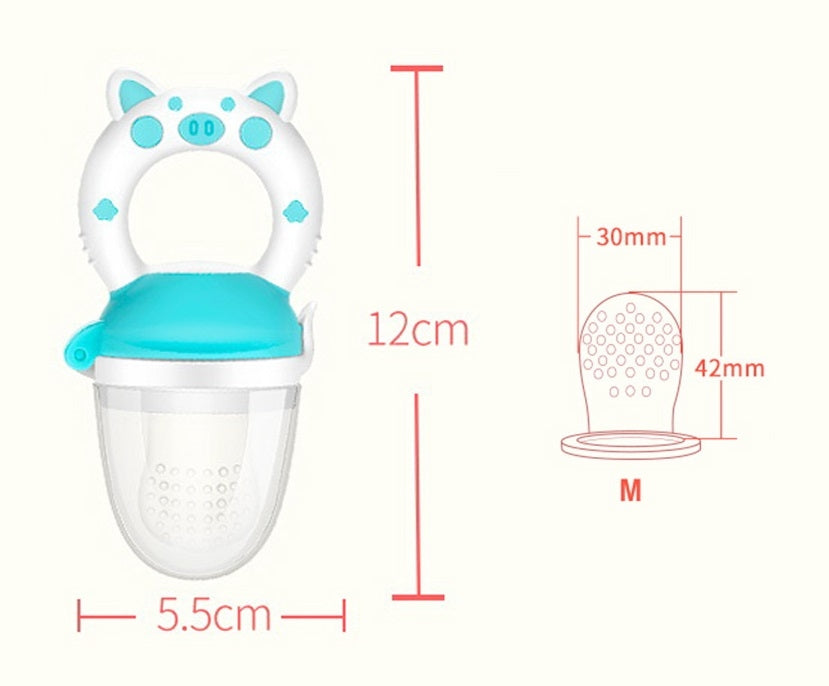 Biomom Food Feeder & Teether (8 Colours) - Pupsik Singapore