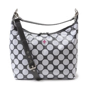 JP Lizzy Glazed Polka-Dot Hobo Diaper Bag