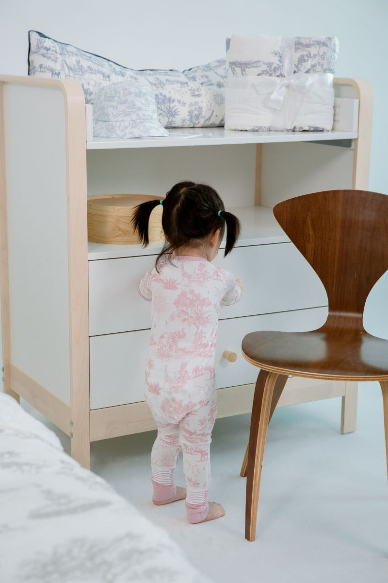 House of Holly Zip Sleepsuit - Savanna Pink (3 Sizes)