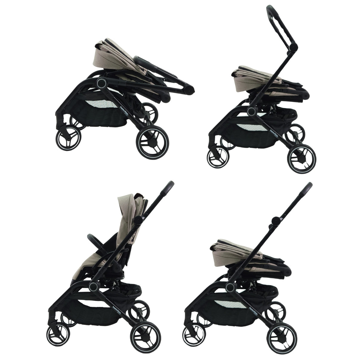 Hamilton T1 Turnable Stroller (3 Colors) - Pupsik Singapore