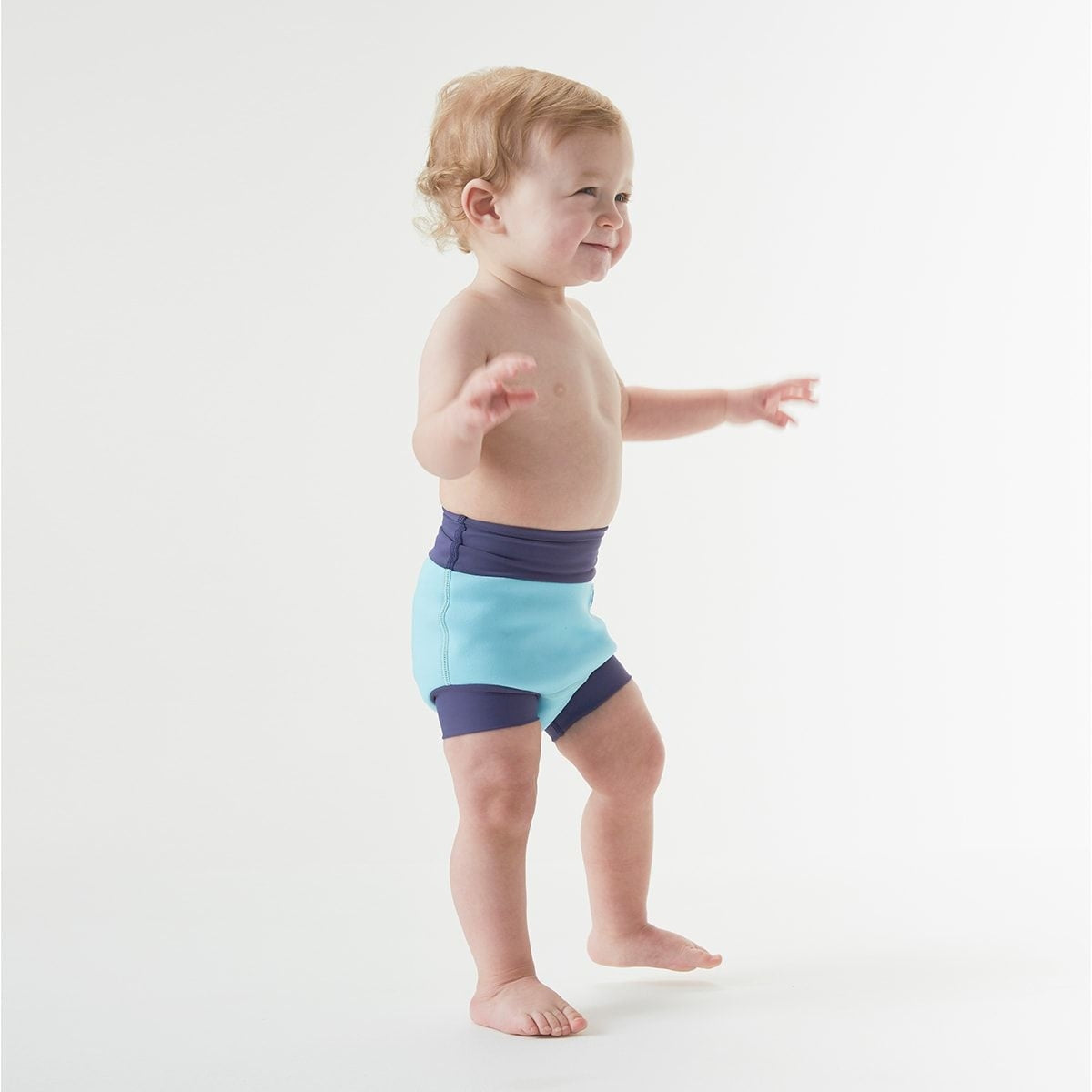 Splash About Happy Nappy Reusable Swim Diaper - Blue Cobalt