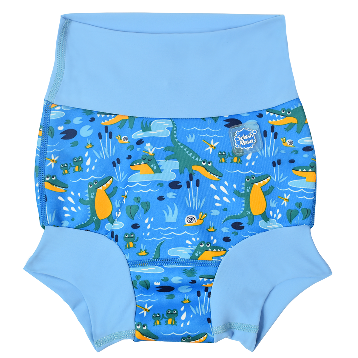 Splash About Happy Nappy Reusable Swim Diaper - Crocodile Swamp (2 Sizes)