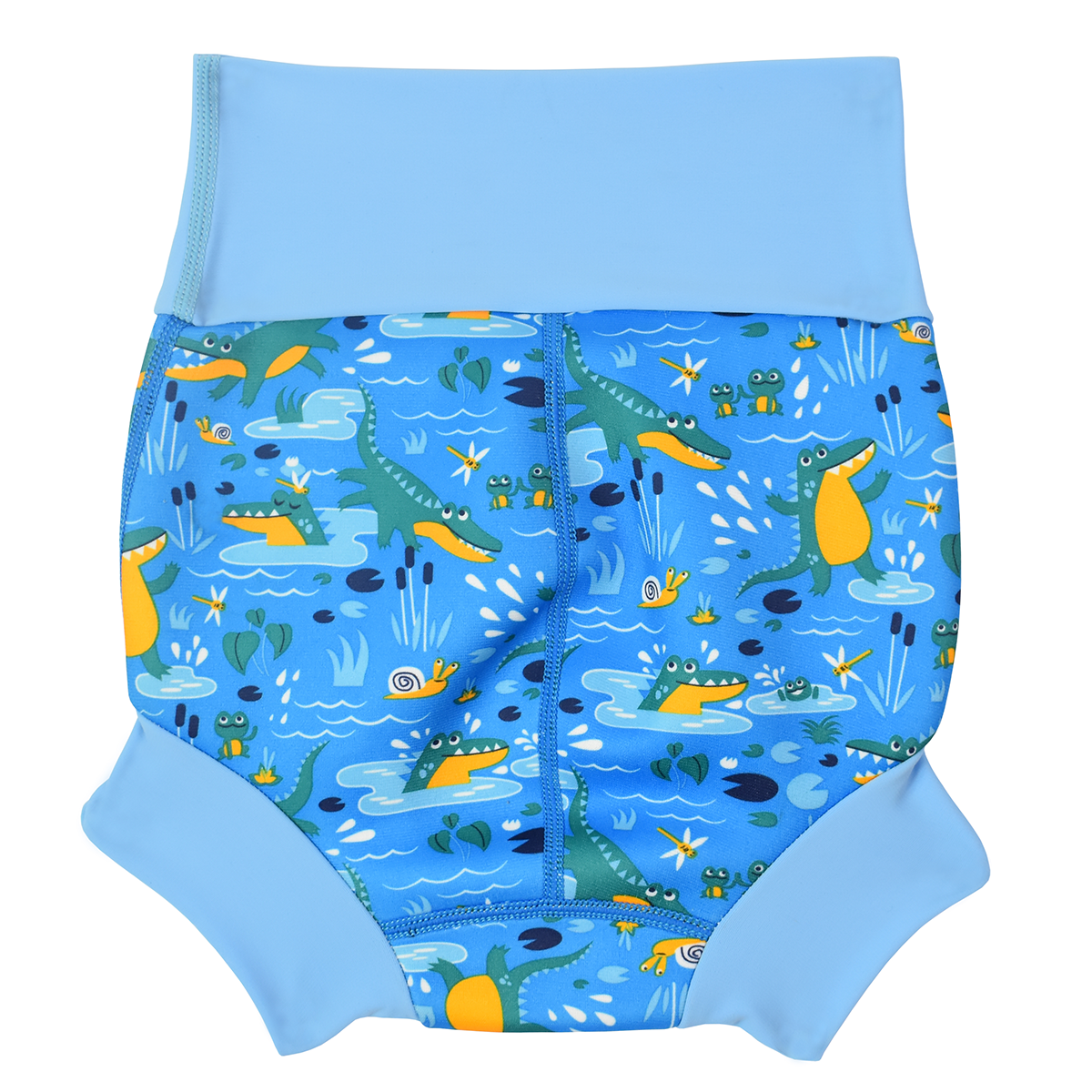 Splash About Happy Nappy Reusable Swim Diaper - Crocodile Swamp (2 Sizes)
