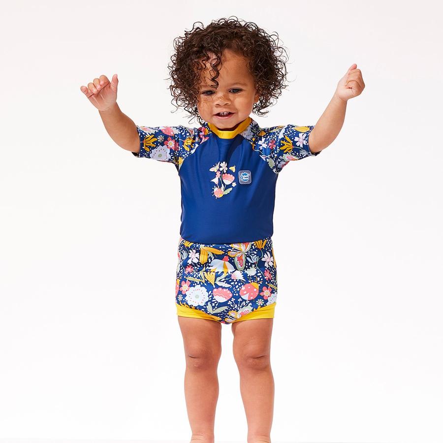 Splash About Happy Nappy Sunsuit - Garden Delight