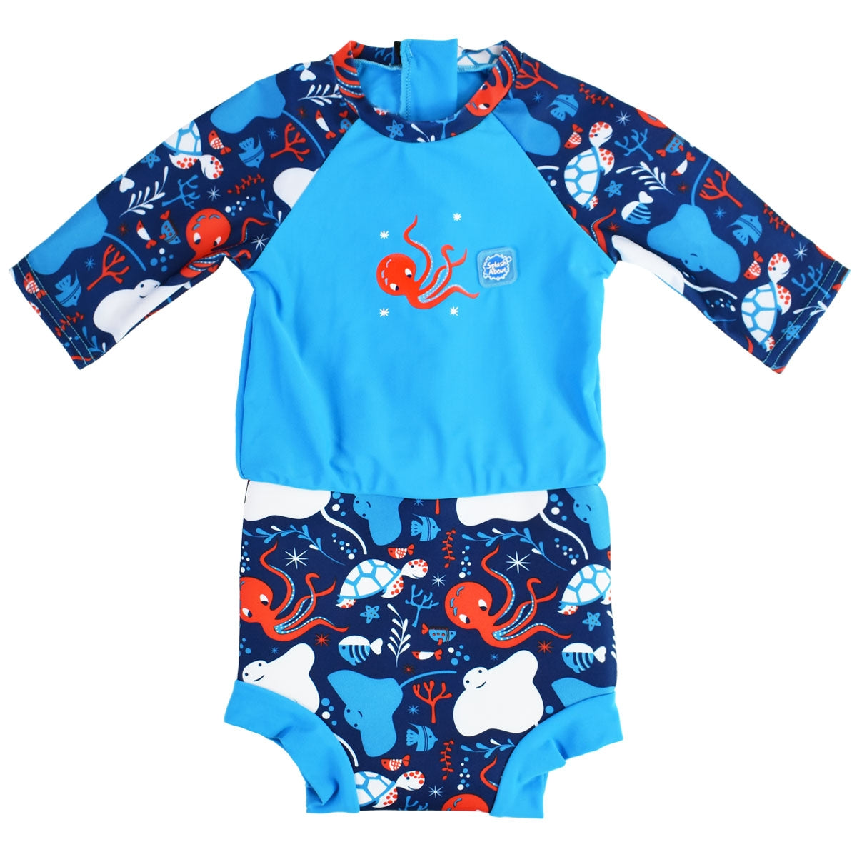 Splash About Happy Nappy Sunsuit - Under the Sea (2 Sizes)