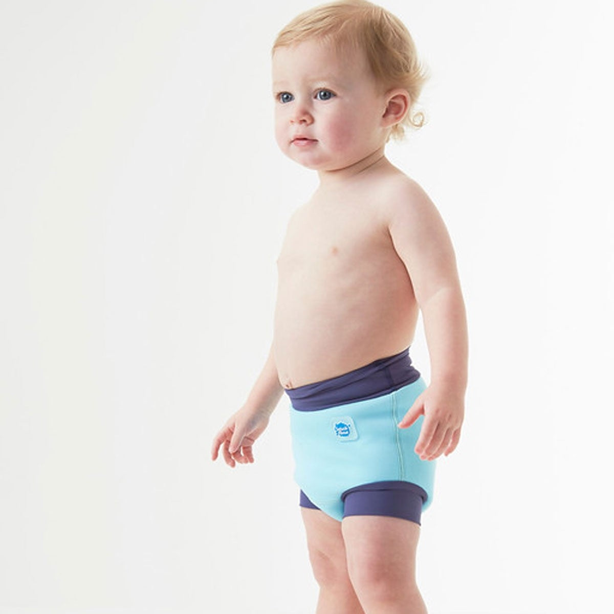 Splash About Happy Nappy Reusable Swim Diaper - Blue Cobalt