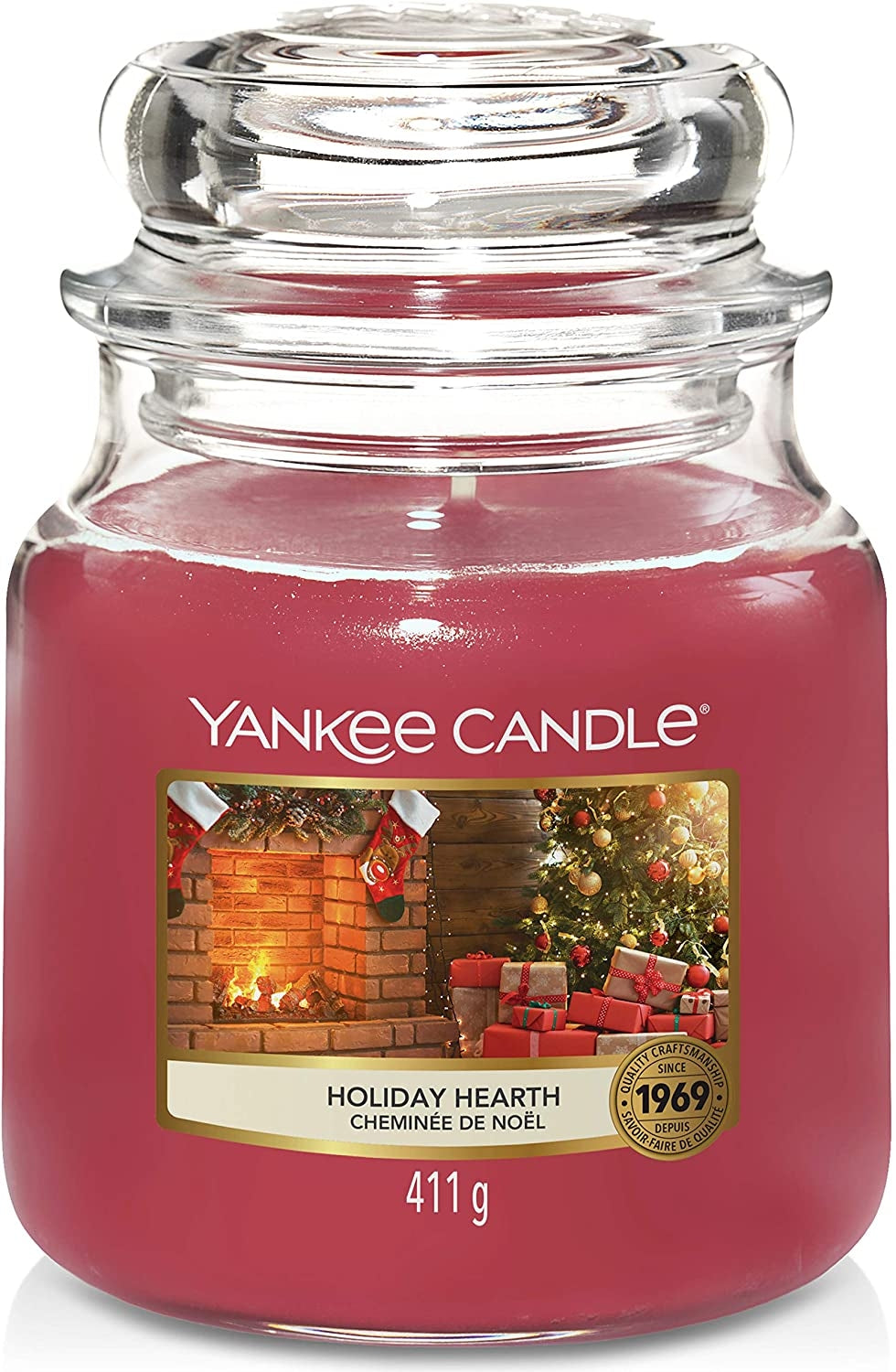 Yankee Candle Medium Jar Candle (14.5oz) - Holiday Hearth
