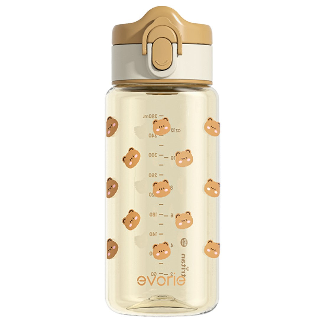 Evorie Tritan Kids Drinking Spout Water Bottle, 380ml (7 Designs) - Pupsik Singapore