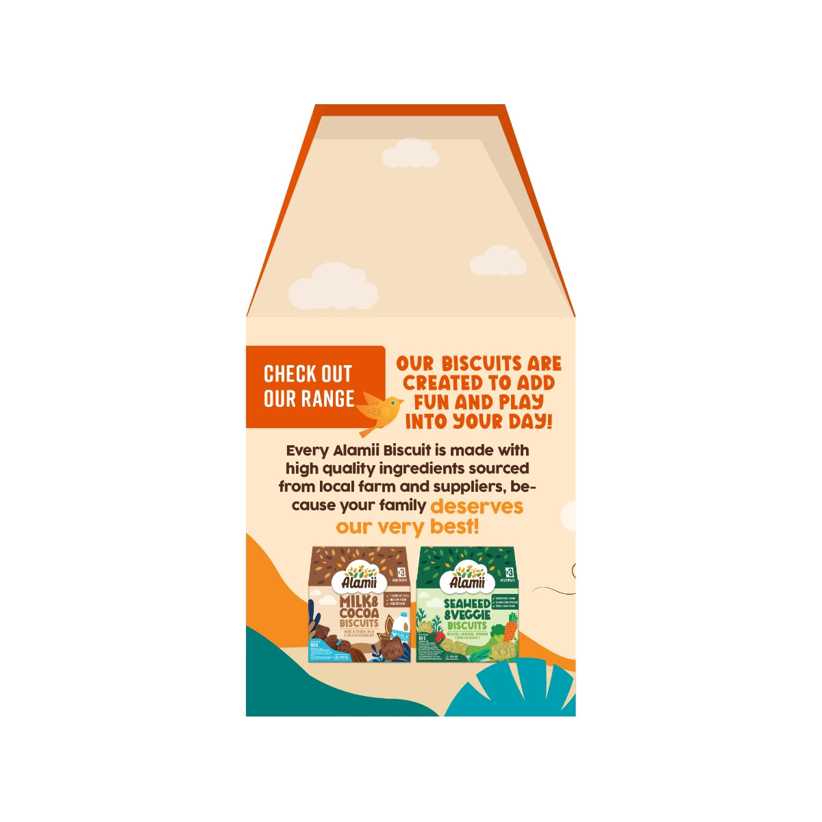 Alamii Multigrain Biscuits Oat & Milk, 60g x 2pk (Exp 03/26)