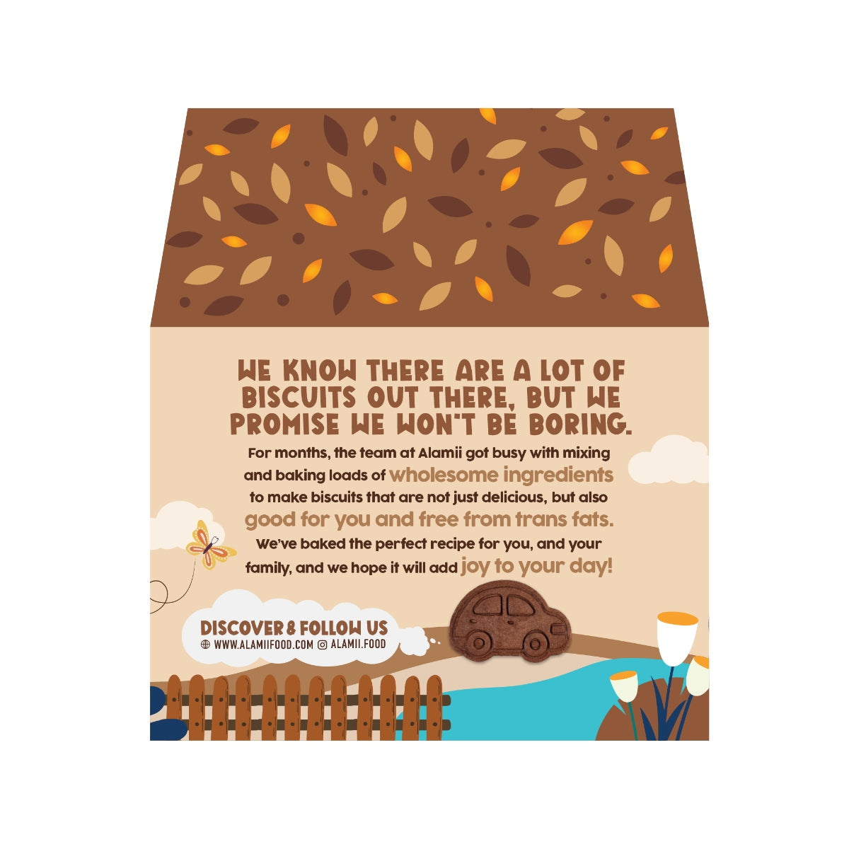 Alamii Multigrain Biscuits Milk & Cocoa, 60g x 2pk (Exp 02/26)