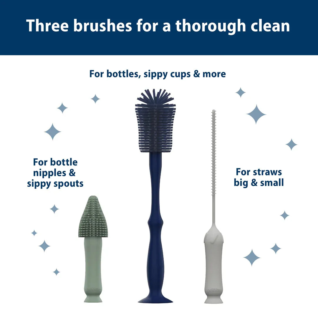 Dr. Brown's Silicone Cleaning Brush Set, 3pcs
