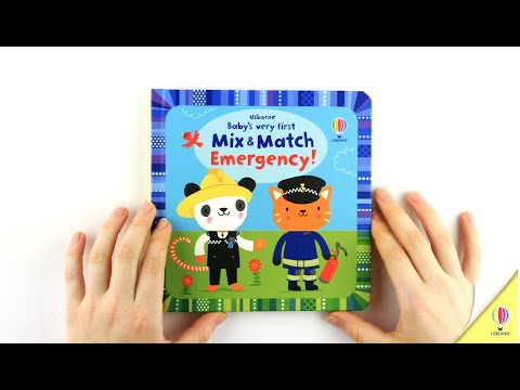 Usborne Baby's Very First Mix and Match Emergency Book