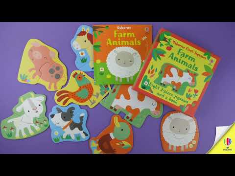 Usborne First Jigsaws And Book (2 Titles) - Pupsik Singapore