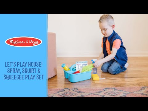 Melissa & Doug Let's Play House! Spray, Squirt & Squeegee Play Set