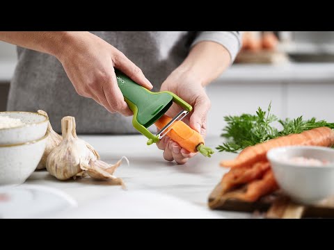 Joseph Joseph Safestore Straight Peeler - Green