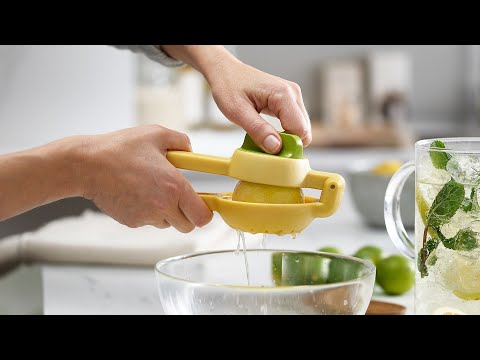 Joseph Joseph JuiceMax Dual-Action Citrus Press - Yellow