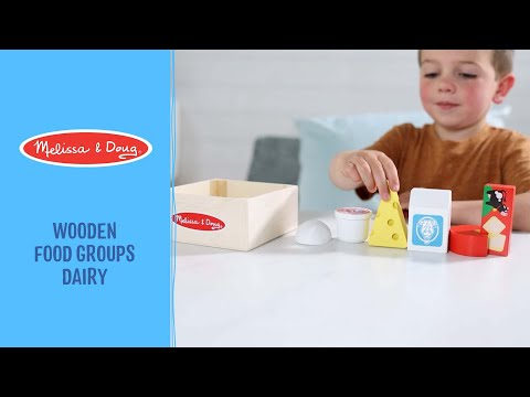 Melissa & Doug Wooden Food Groups (3 Types)