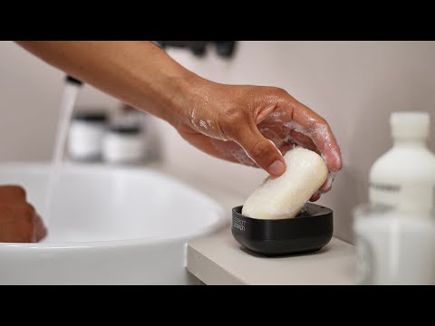 Joseph Joseph Slim Compact Matt Soap Dish - Black