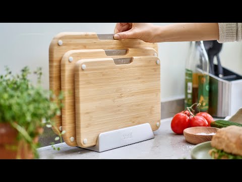 Joseph Joseph Nest Boards 3-piece Chopping Board Set - Bamboo