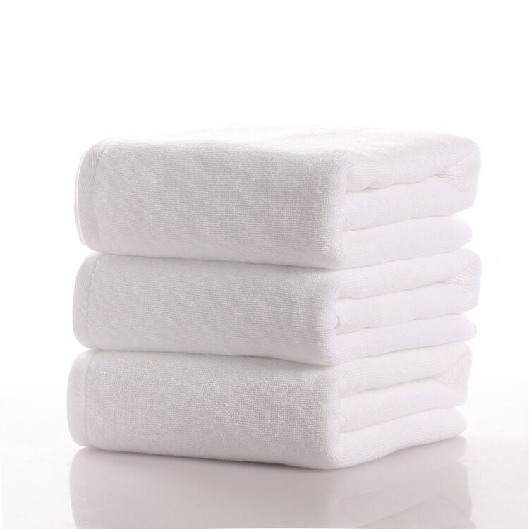 MPJ Cotton Bath Towel  (70x140cm) - White