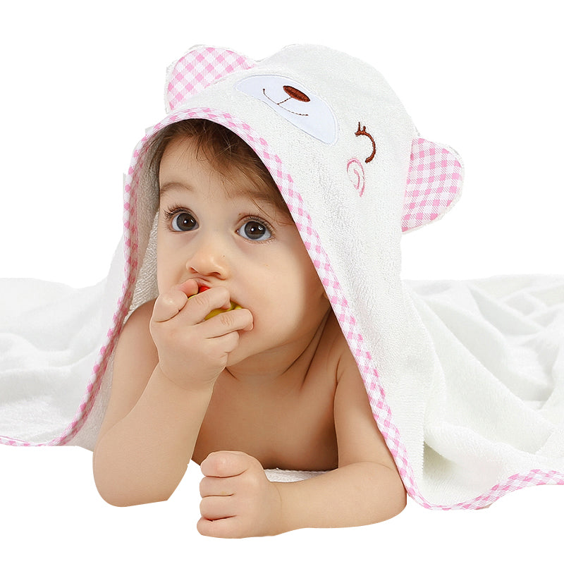 MPJ Baby Hooded Bath Towel (+ Free Washcloth) - 5 Designs - Pupsik Singapore