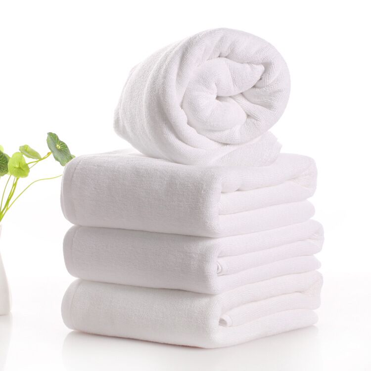 MPJ Cotton Bath Towel  (70x140cm) - White