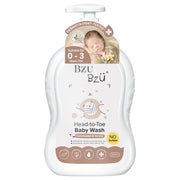 BZU BZU Head to Toe Baby Wash Cottonseed & Vanilla, 600ml (Exp 01/28)