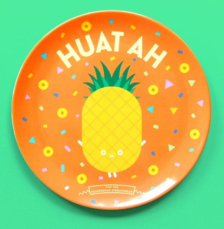 The Little Drom Store Melamine Plate (8 inch) (25 Designs) - Pupsik Singapore