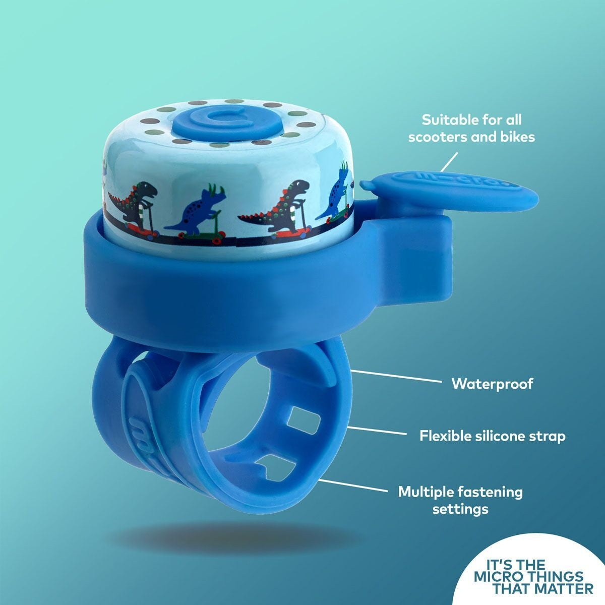 Micro Scooter Bell (10 Designs) - Pupsik Singapore