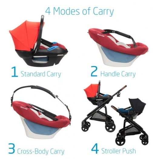 Maxi Cosi Coral XP Infant Car Seat - Essential Red