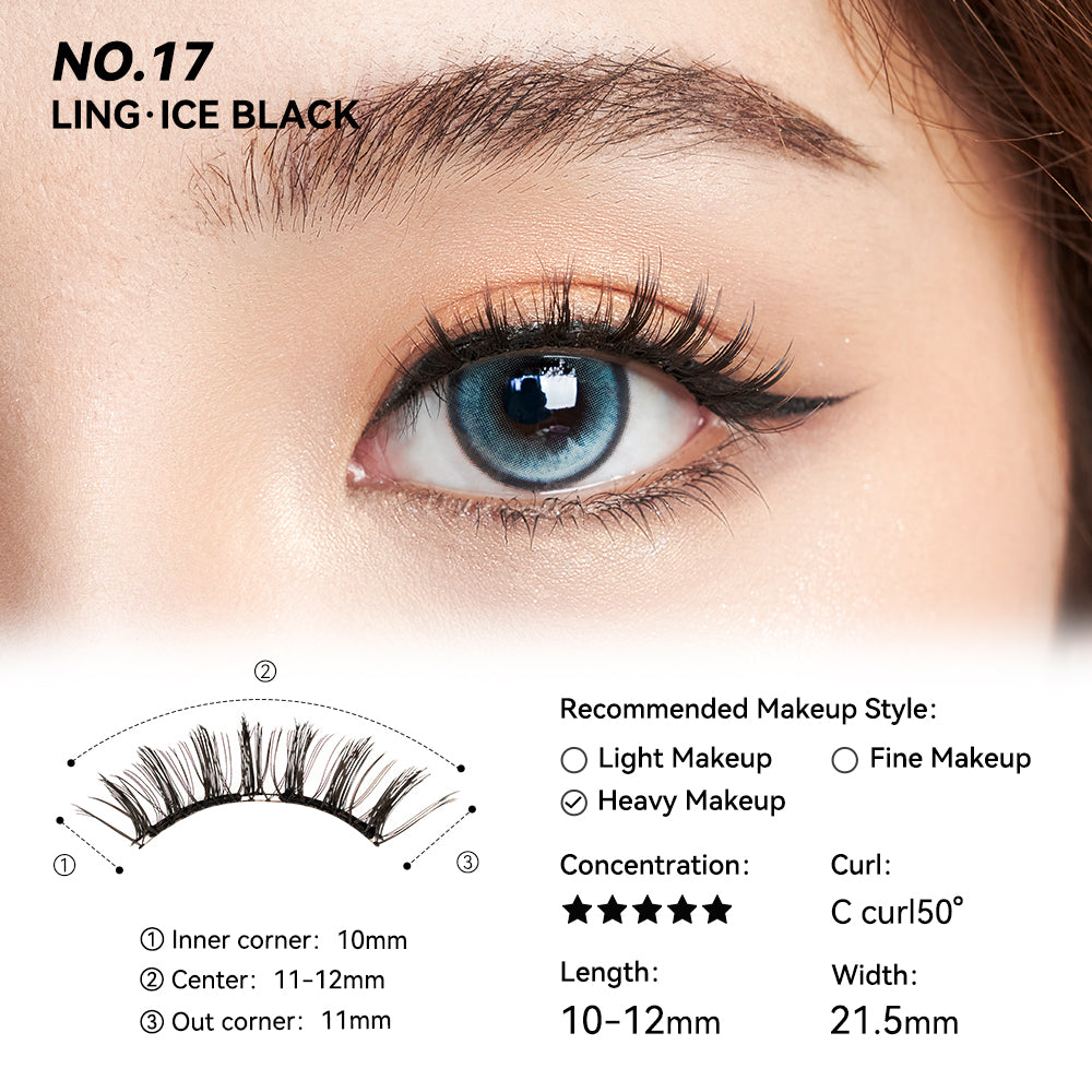 WOSADO Soft Magnetic Eyelashes (20 Types) - Pupsik Singapore