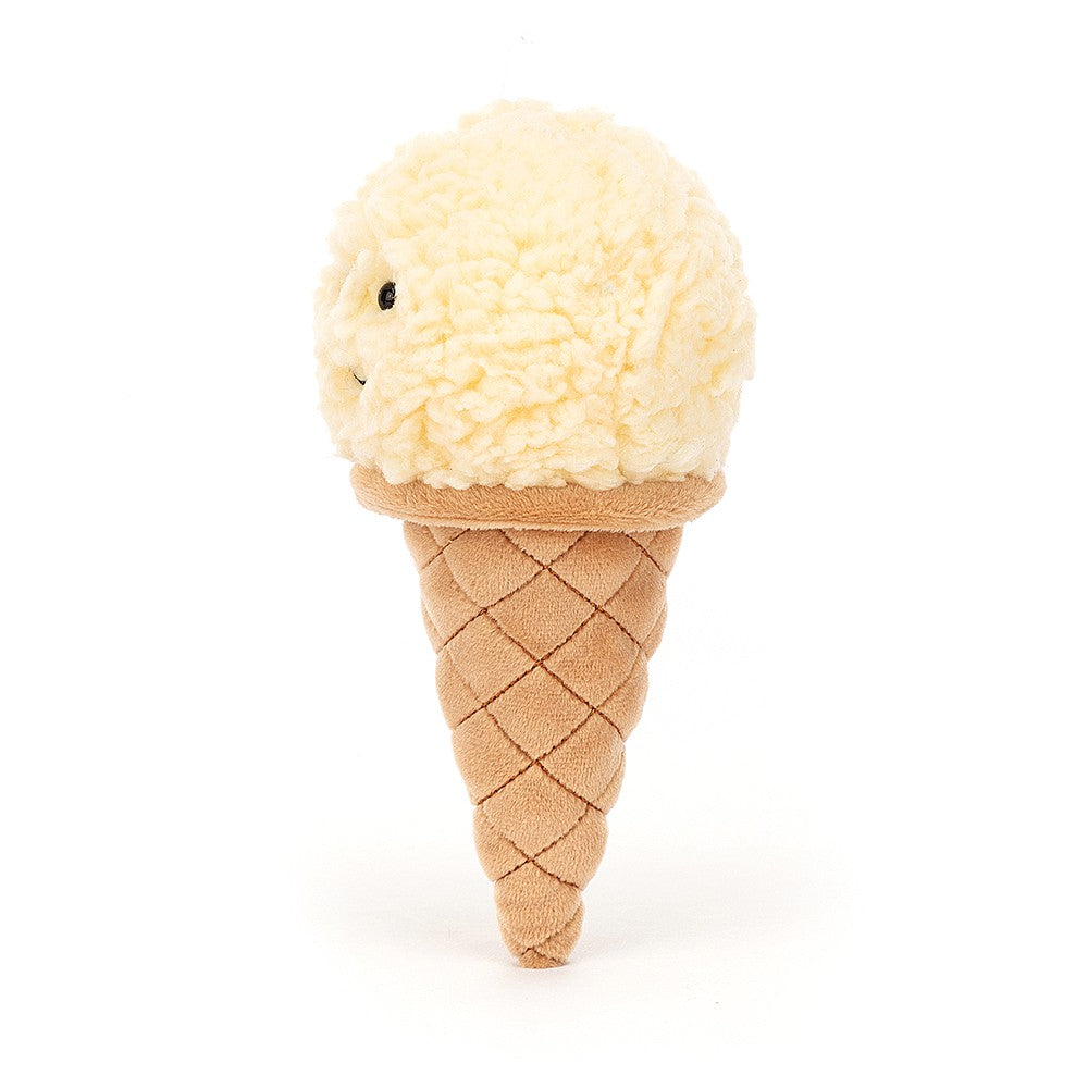 Jellycat Irresistible Ice Cream Vanilla Soft Toy (18cm)