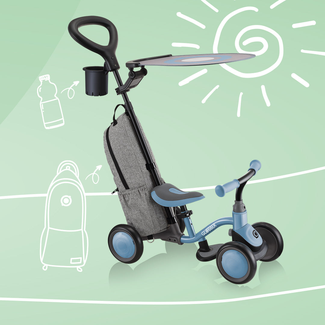 Globber Learning Bike 3-in-1 Deluxe Balance Bike (1 Colour)