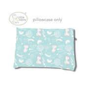 Little Zebra Soft Bamboo Pillow Case for Newborn Flat Pillow - Little Zebra & Fox